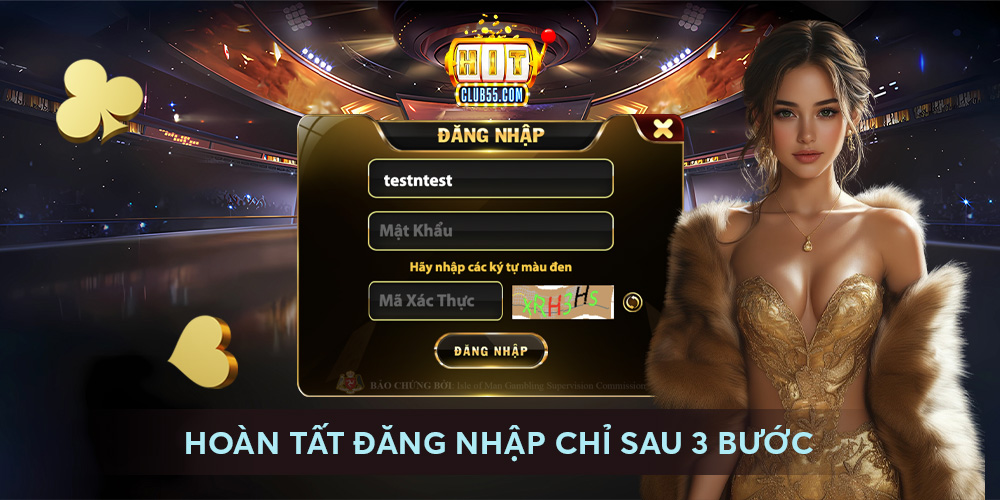 Hoàn tất đăng nhập chỉ sau 3 bước