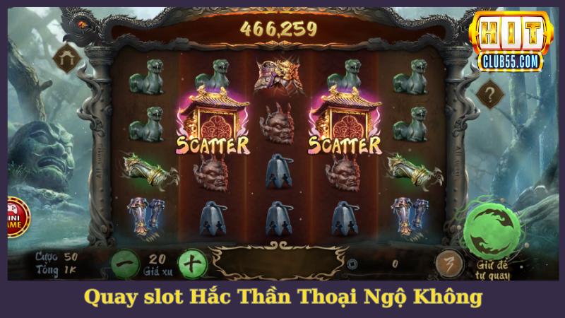 Bắt đầu quay game slot Hắc Thần Thoại Ngộ Không HitClub