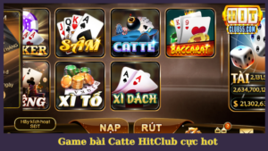 Catte HitClub là game ăn tiền thật hot nhất châu Á 