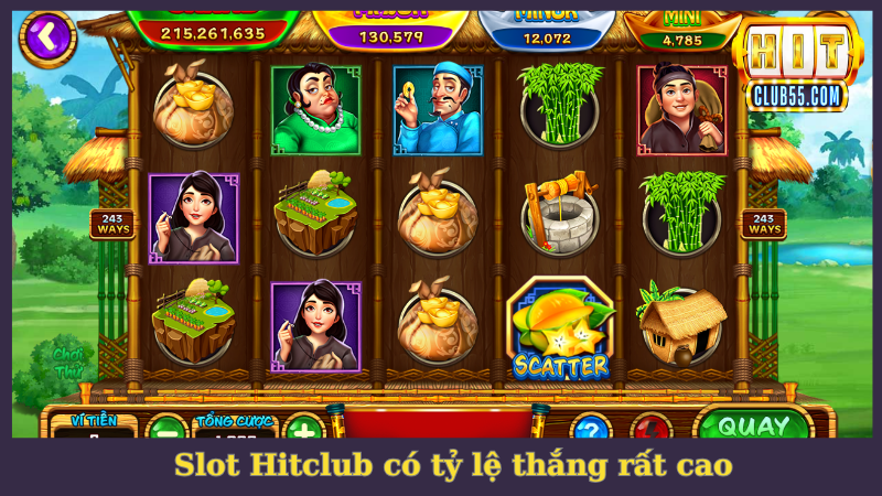 Game slot tại HitClub có tỷ lệ thắng cao