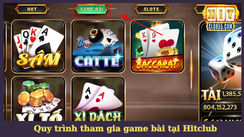 Hướng dẫn quy trình trải nghiệm game bài HitClub siêu dễ