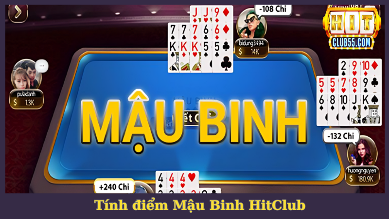 Nguyên tắc tính điểm trong game Mậu Binh HitClub