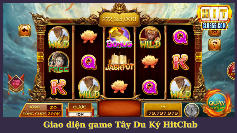 Những thành phần trong giao diện game Tây Du Ký HitClub